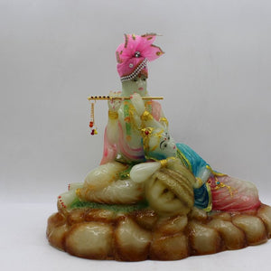 Indian Fiber Lord Radha Krishna Statue for Home & office decor, temple, diwali Pooja