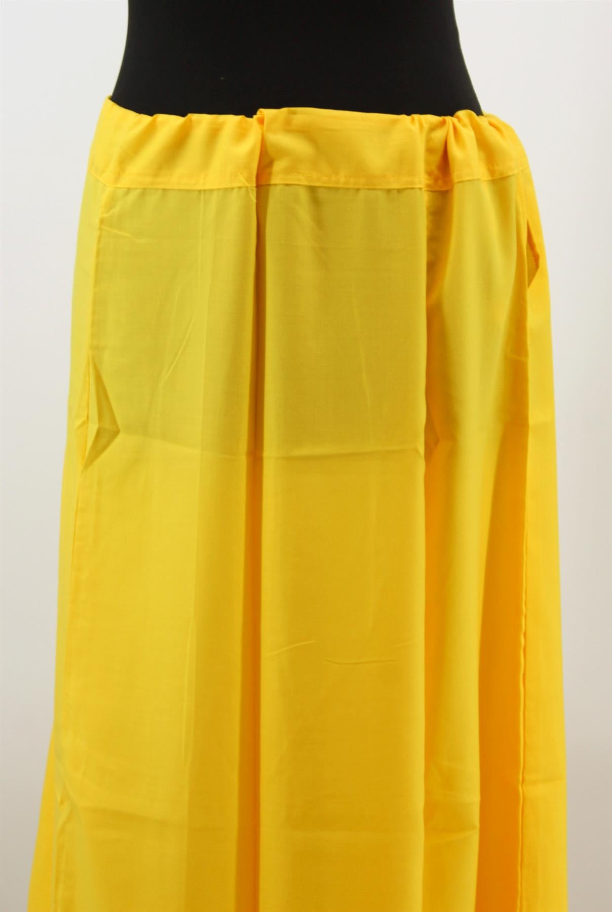 Women's Cotton Indian Readymade Petticoats Inskirt / under skirt Saree Petticoats - Regular Size