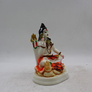 God Shiva,siva,Shankar,Mahadev,Sambhu, Bholenath statue Hindu God idol White