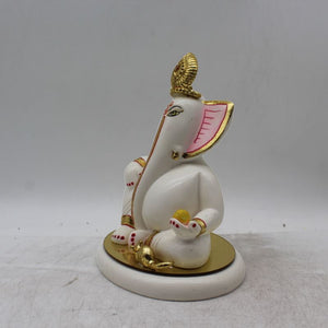 Indian Lord Ganesha,Ganpati,Bal Ganesh,Ganesh vinayak,statue of Ganesha White