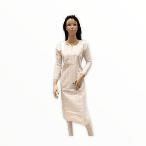 Women's Cotton Embroidered Kurta Kurti