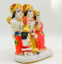 Load image into Gallery viewer, Lord Ram Parivar Ram Family Statue Idol/ God Ram,Sita,Laxman &amp; Hanuman idol/ Ram family &amp; Hanuman.