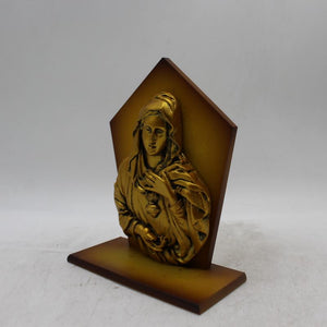Virgin Mary Statue,The blessed mother,Mother Marry,statue,idol Gold Color