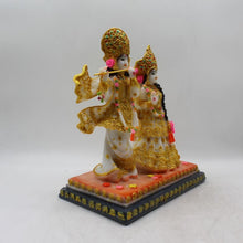 Load image into Gallery viewer, Radha Krishna,Radha Kanha Statue,for Home,office,temple,diwali Pooja White,Gold