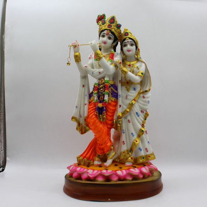 Indian Fiber Lord Radha Krishna Statue for Home & office decor, temple, diwali Pooja