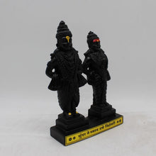 Load image into Gallery viewer, Vitthal Rukmani idol murti, Rukmani-vitthal idol Black