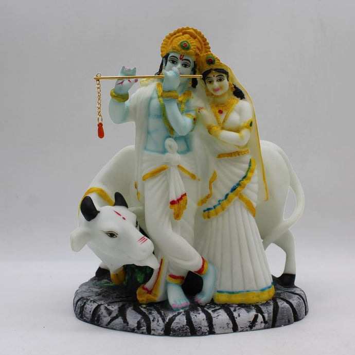 Indian Fiber Lord Radha Krishna Statue for Home & office decor, temple, diwali Pooja