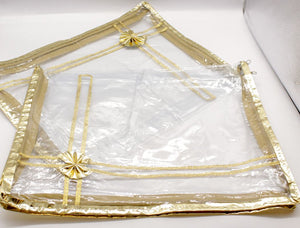 Wedding Supply Yellow Saree Cover Bags,Saree Storage Bags Dress Keeping Bags