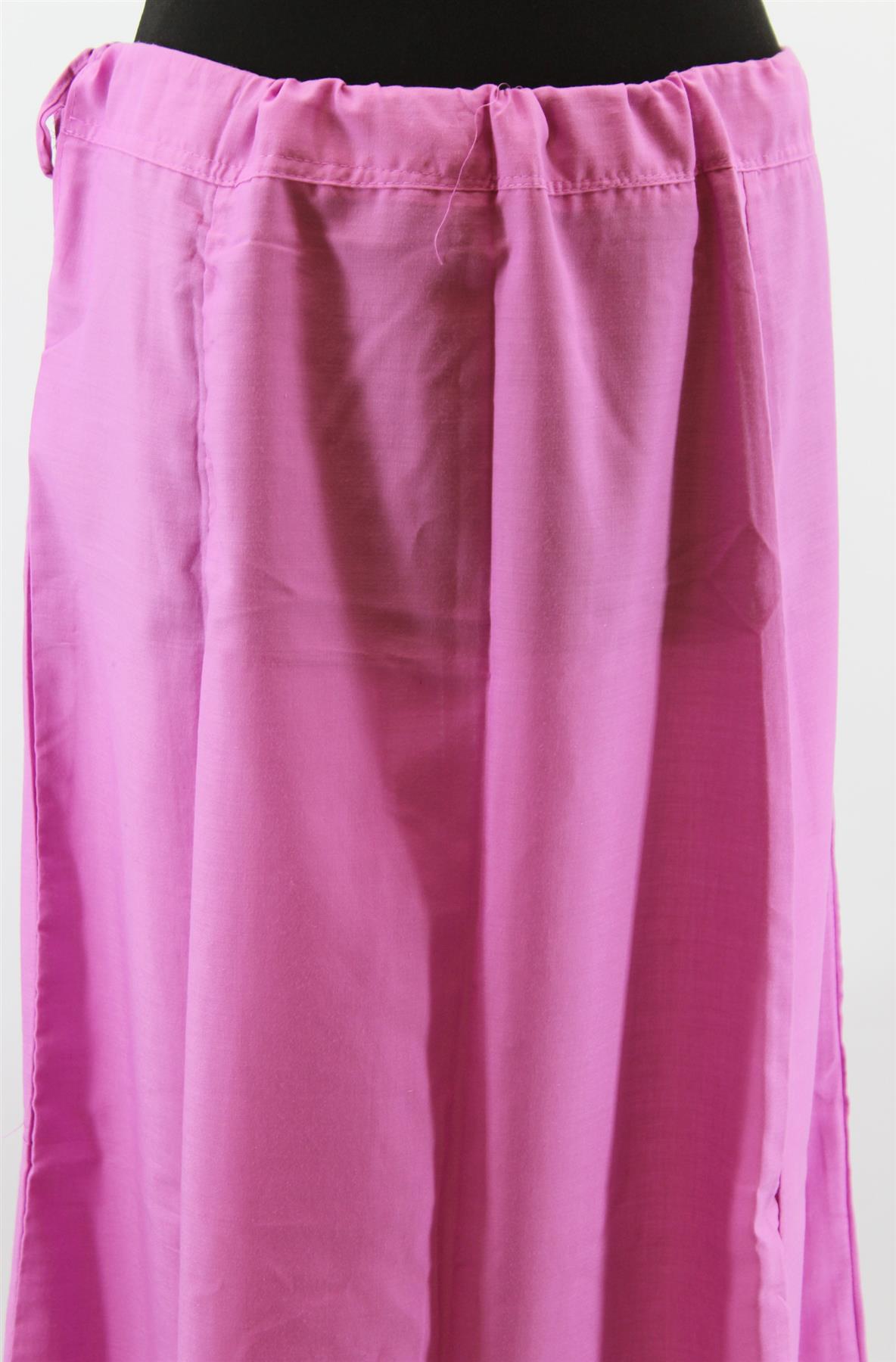 Women's Cotton Indian Readymade Petticoats Inskirt / under skirt Saree Petticoats - XL
