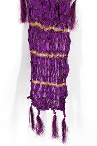 Men's Silk Crush Dupatta - Stole Chunni For Sherwani - Non Stretch size 26 x 250 cm - Stretched size 44 x 250 cm