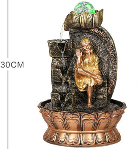 Saibaba Water Fountain Pacific Giftware Sacred Hindu Goddes Saibaba