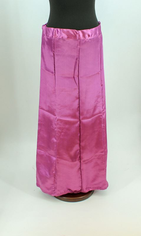 Indian Satin Silk Petticoat Inskirt Lining For Sari