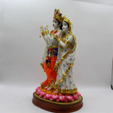 Load image into Gallery viewer, Indian Fiber Lord Radha Krishna Statue for Home &amp; office decor, temple, diwali Pooja