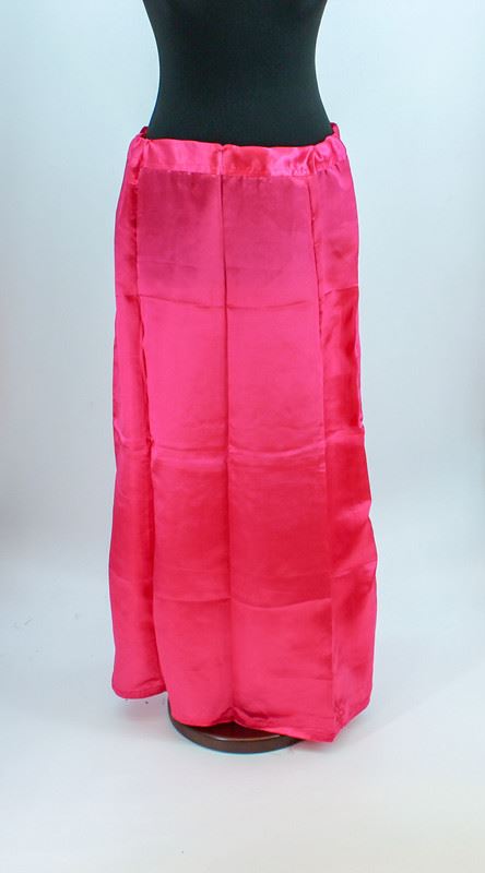 Indian Satin Silk Petticoat Inskirt Lining For Sari
