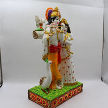 Load image into Gallery viewer, Indian Fiber Lord Radha Krishna Statue for Home &amp; office decor, temple, diwali Pooja