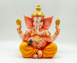 Indian Fiber Lord Ganesha Statue for Home & office decor, temple, diwali Pooja