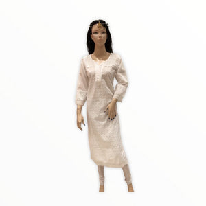 Women's Cotton Embroidered Kurta Kurti