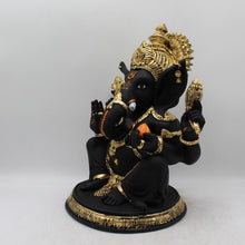 Load image into Gallery viewer, Lord Fancy Ganesha,Ganpati,Bal Ganesh,Ganesh vinayak,statue of Ganesha Black
