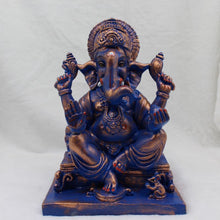 Load image into Gallery viewer, Ganesh Ganesha Ganpati Ganapati Hindu God Hindu God Ganesh fiber idol Purple