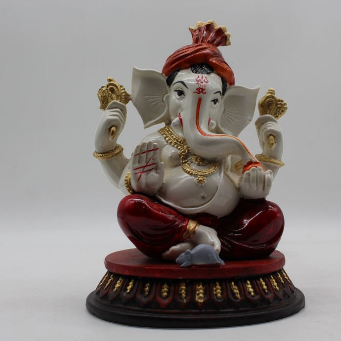 Indian Lord Ganesha Statue for Home & office decor, temple, diwali Pooja,Sitting statue of lord Ganesha