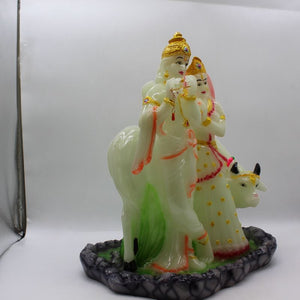 Indian Fiber Lord Radha Krishna Statue for Home & office decor, temple, diwali Pooja
