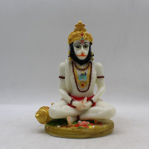 Lord Hanuman Statue,Bajarang bali,Sarangpur Hanuman White