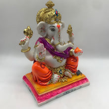 Load image into Gallery viewer, Ganesh Ganesha Ganpati Ganapati Hindu God Hindu God Ganesh fiber idol 1