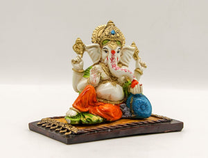Indian Fiber Lord Ganesha Statue for Home & office decor, temple, diwali Pooja