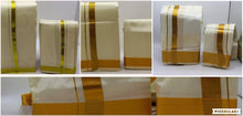 Load image into Gallery viewer, South Indian style Vesthi ,Silk Dhoti ,Angavastram