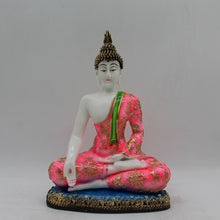 Load image into Gallery viewer, Buddha buddh buddha sitting medium Showpiece Multi color