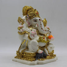 Load image into Gallery viewer, Indian Lord Ganesha Statue for Home &amp; office decor, temple, diwali Pooja,Sitting statue of lord Ganesha