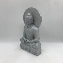 Load image into Gallery viewer, Buddha buddh buddha sitting medium Showpiece Home decore Silver