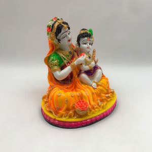 Lord Krishna Kanha Balgopal Shyam Madhava Murari Mohan Statue decoreMulti Color