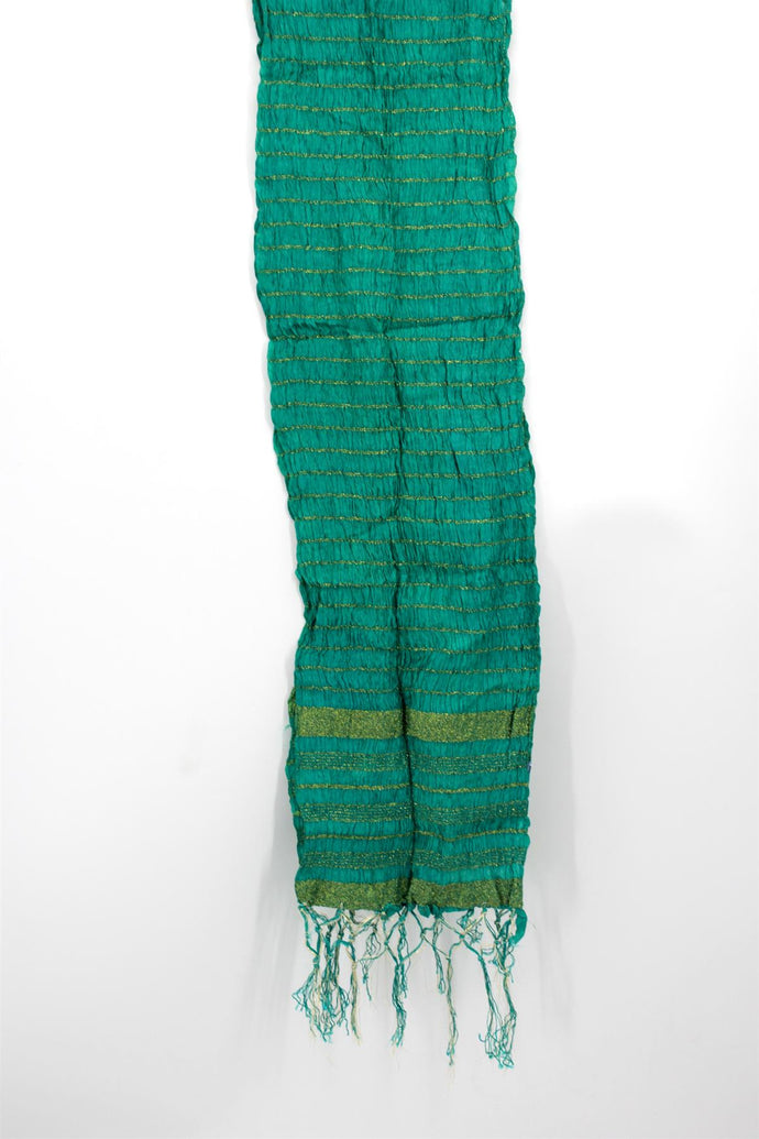 Men's Silk Crush Dupatta - Stole Chunni For Sherwani - Non Stretch size 26 x 250 cm - Stretched size 44 x 250 cm