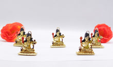 Load image into Gallery viewer, LORD SHANKAR GOLD COLOR SHANKAR CAR DASH BOARD SMALL STATUE HINDU METAL