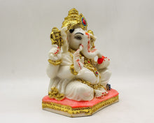 Load image into Gallery viewer, Indian Fiber Lord Ganesha Statue for Home &amp; office decor, temple, diwali Pooja
