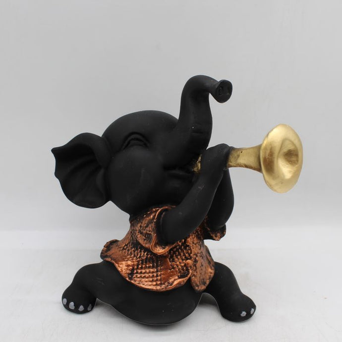 Ganesh Ganesha Ganpati Ganapati Hindu God Hindu God Ganesh fiber idolBlack
