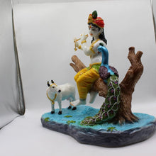 Load image into Gallery viewer, Indian Fiber Lord Krishna Statue for Home &amp; office decor, temple, diwali Pooja