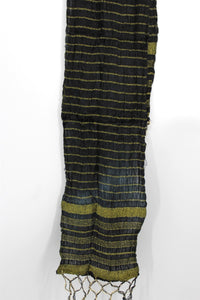 Men's Silk Crush Dupatta - Stole Chunni For Sherwani - Non Stretch size 26 x 250 cm - Stretched size 44 x 250 cm
