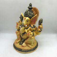 Load image into Gallery viewer, Ganesh Ganesha Ganpati Ganapati Hindu God Hindu God Ganesh fiber idol,FancyYellow