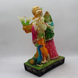 Radha Krishna,Radha Kanha Statue,for Home,office,temple,diwali Pooja Multi color