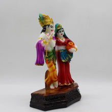 Load image into Gallery viewer, Indian Fiber Lord Radha Krishna Statue for Home &amp; office decor, temple, diwali Pooja