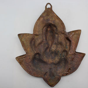 Lord Ganesha Wall Hanging -For Home Decor, Housewarming Gift, Hindu God of Luck..Metal Lord Ganesha Frame Wall Hanging Showpiece