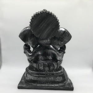 Ganesh Ganesha Ganpati Ganapati Hindu God Hindu God Ganesh fiber idol Silver