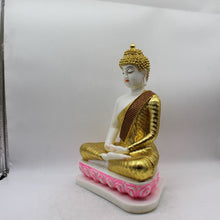 Load image into Gallery viewer, Buddha Sitting Medium,showpiece Decorative Statue Figurine God GiftWhite,Gold