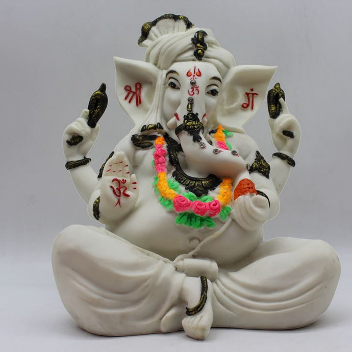 Indian Lord Ganesha Statue for Home & office decor, temple, diwali Pooja,Sitting statue of lord Ganesha