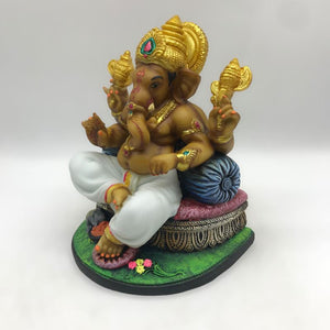 Ganesh Ganesha Ganpati Ganapati Hindu God Hindu God Ganesh fiber idol 1