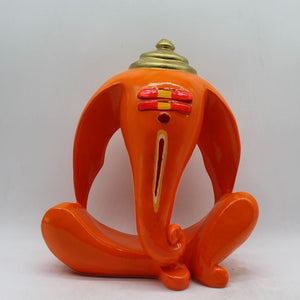 Lord Ganesh,Fancy Ganesha,Ganpati,Bal Ganesh,Ganesha,Ganesha Statue Orange