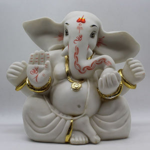 Indian Lord Ganesha Statue for Home & office decor, temple, diwali Pooja,Sitting statue of lord Ganesha