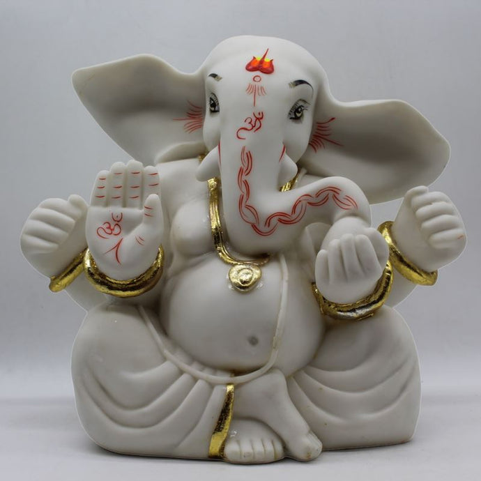 Indian Lord Ganesha Statue for Home & office decor, temple, diwali Pooja,Sitting statue of lord Ganesha
